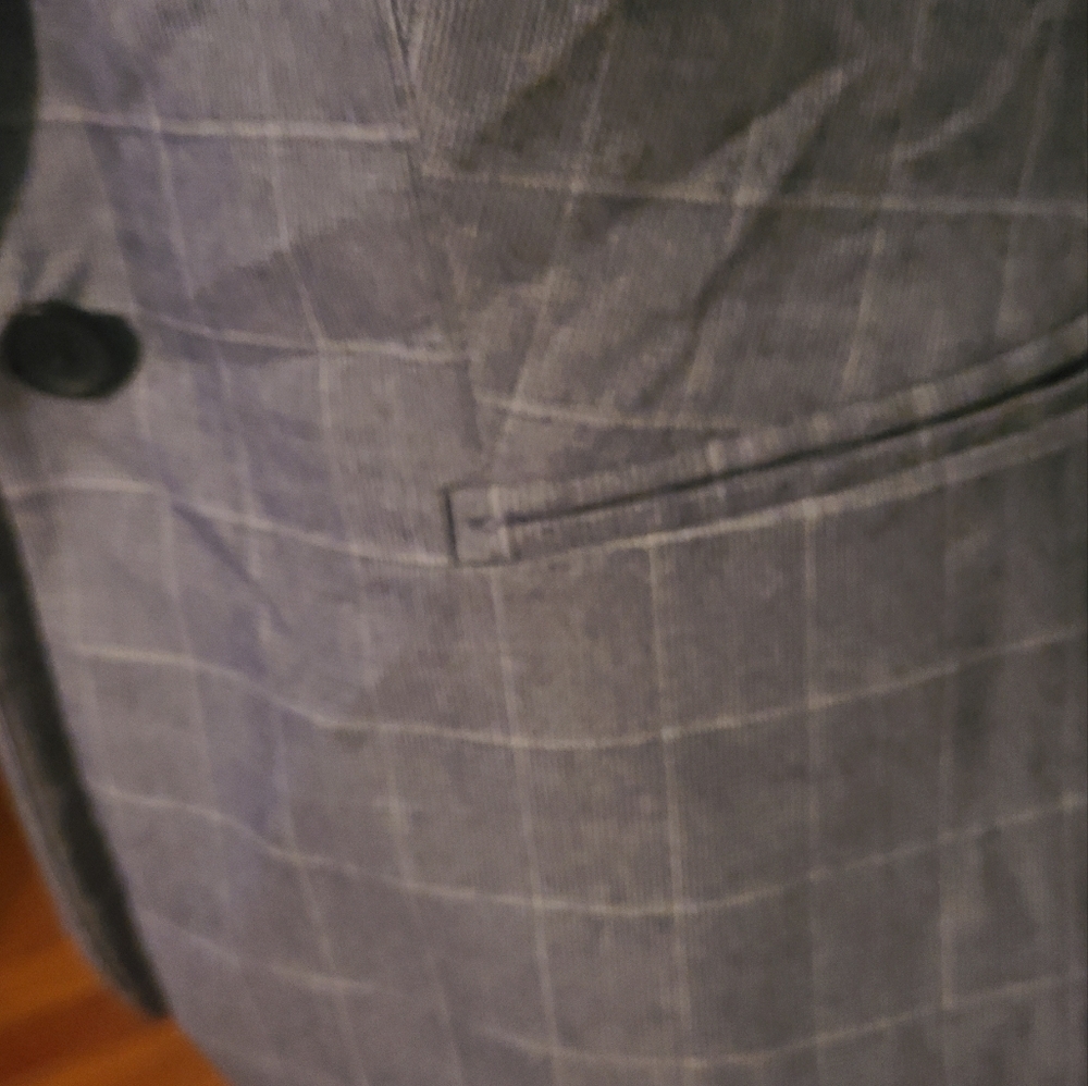 BANANA REPUBLIC NEW BLAZER GREY WHITE SIZE 2 HP 8x🔥🔥 - Picture 7 of 8